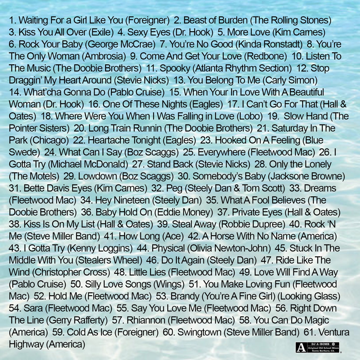 A Bomb's Yacht Rock Mix